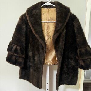 Vintage Mink Cape